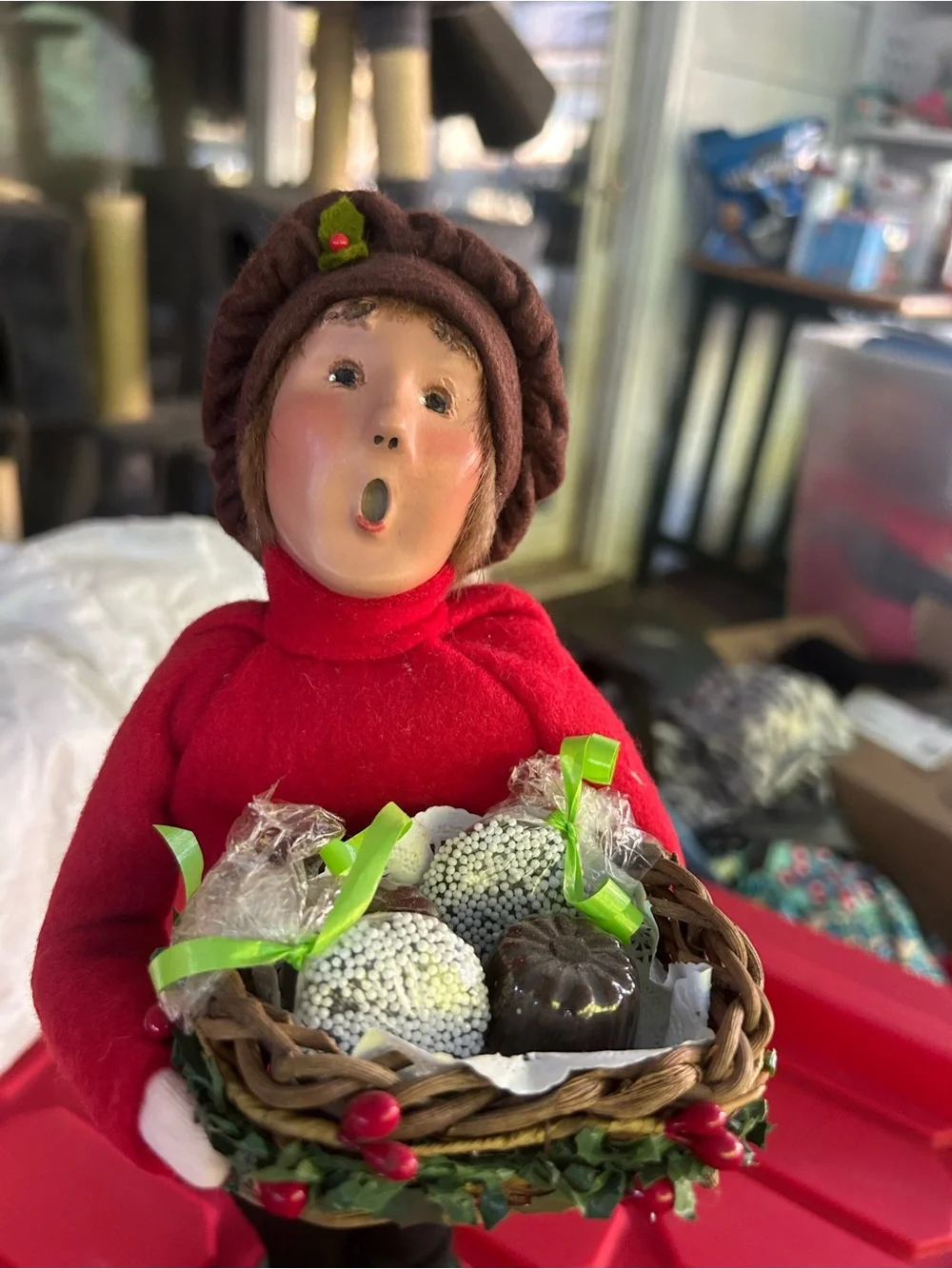 Byers choice caroler